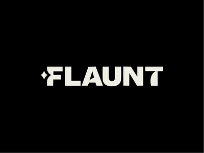 Flaunt Brand Identity branding design illustration logo typography