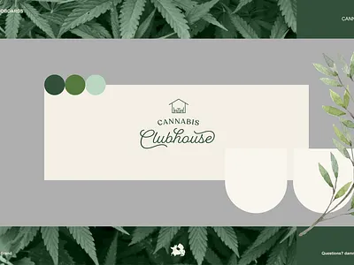 Cannabis Mood Boards To Get You High On Design branding cannabis clean earthy graphic design line mood mood boards natural organic plants professional serif slab thin type weed