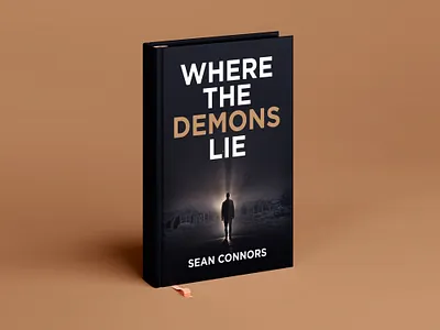 Where The Demons Live Book Cover 3d animation branding cover book cover design depression design flat graphic design illustration logo motion graphics ui vector