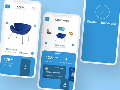 Furniture Ordering App app design mobile app product design ui uiux