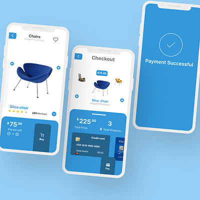 Furniture Ordering App app design mobile app product design ui uiux