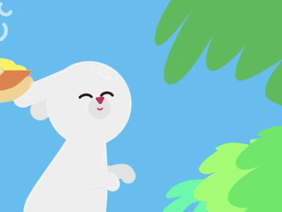 Luring the Bunny! 2d 2danimation affinity designer animation animation after effects bunny fun illustration