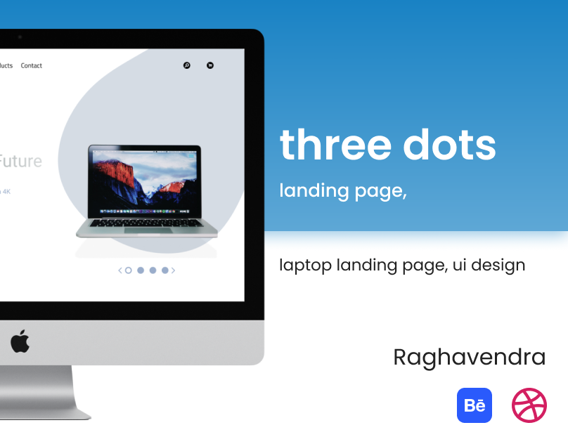 Minimalist and Responsive Laptop Landing Page Design app branding daily ui design graphic design illustration logo ui ux vector