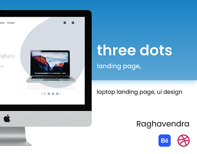 Minimalist and Responsive Laptop Landing Page Design app branding daily ui design graphic design illustration logo ui ux vector