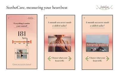 StethoCare app design ui uxui