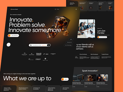 Website redesign - Concept black branding clean cool design dribble invite graphic design icon illustration innovation logo modern ui ux web web2023