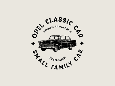 Vintage Opel Kadett 1936–1940 branding graphic design logo