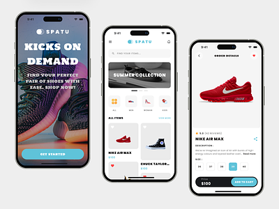 Spatu - E Commerce Mobile App e commerce design ecommerce ecommerce business fashion market place mobile app mobile design mobile store online shop online store product shoes app shoes store shop shopfy shopping store