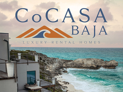 CoCasa • Logo and Promotional Image adobe illustrator brand identity logo logo design luxury property management real estate real estate development typography vacation rentals vector