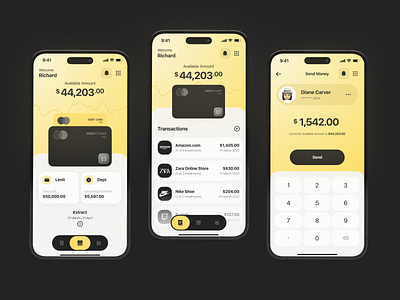 Banking App | Mobile App app banking figma finance mobile ui