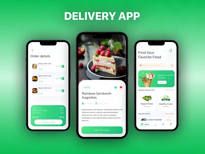 🥝 Food Delivery Mobile App | Meal Ordering | Restaurant Cafe app app design branding delivery app delivery app design design figma food food delivery app food delivery app design meal ordering mobile app design restaurant saas design ui uiux user experience user interface ux ux design