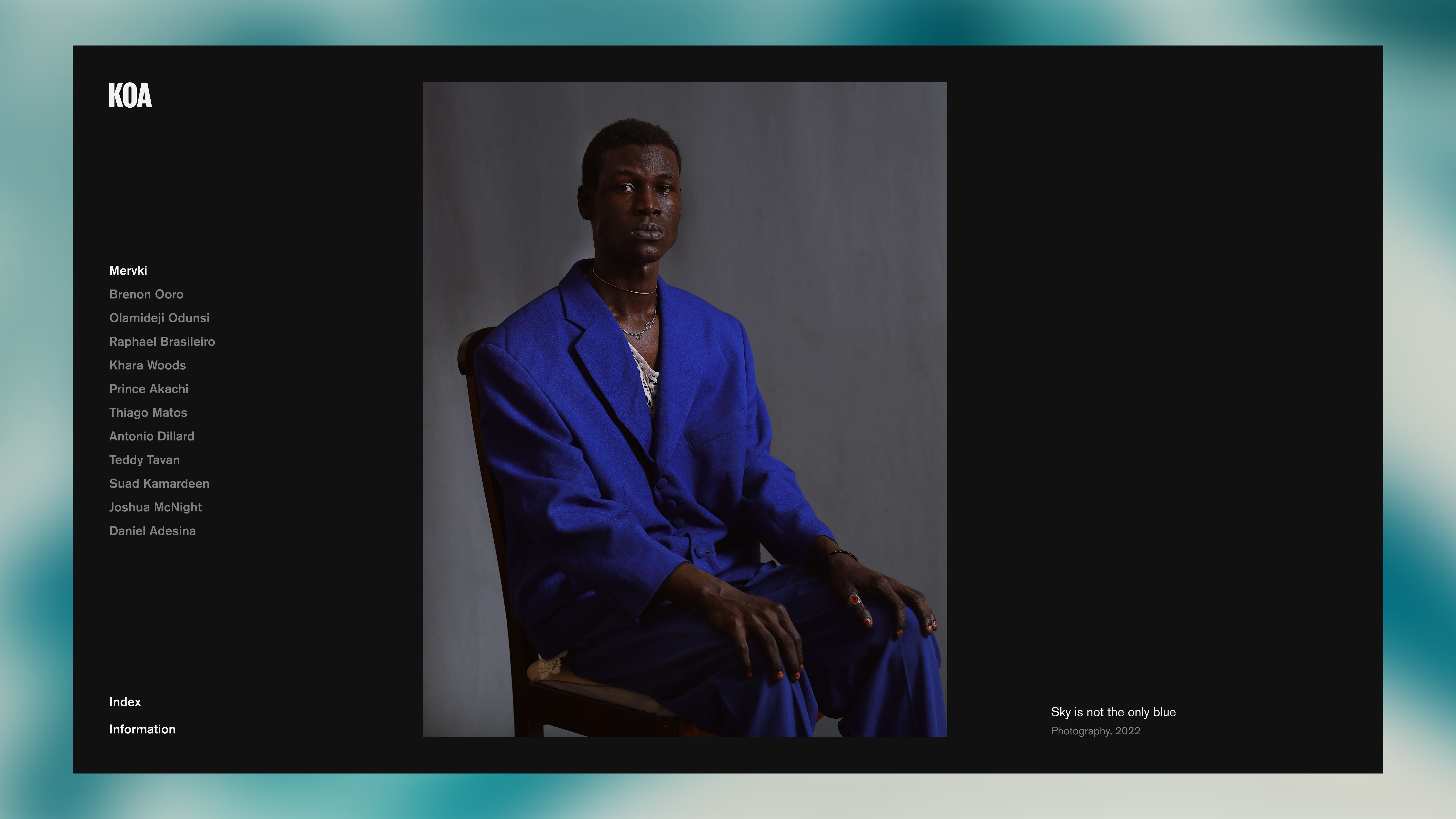 Photo curation concept curation design landing page photography product design typography ui web app web design website