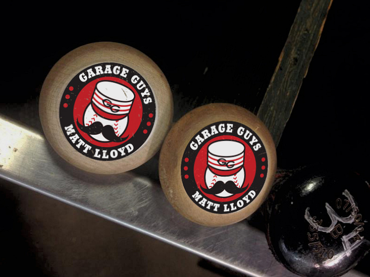 Custom Baseball Bat Knob Stickers by Robyn Alford on Dribbble