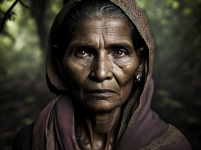 Indian Village Woman