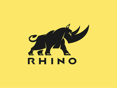 Rhino Logo For Sale animal branding branding logo rhino bricks design graphic design logo powerful rhino reliability rhino logo rhino logo for sale rhinos strength strong strong rhino trophy wild typography ui ux vector