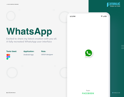 WhatsApp - Redesigned app design fatarajic ui userinterface ux whatsapp