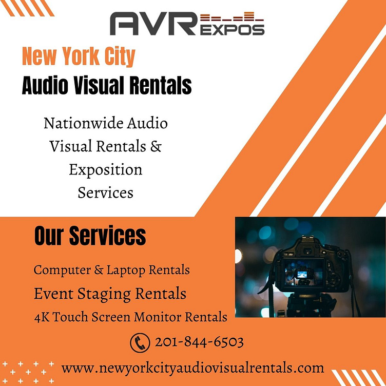New York City Audio Visual Rentals by mike on Dribbble