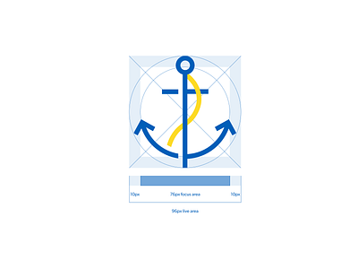 Icon Design anchor grid gridlines guide lines guides icon iconography guide