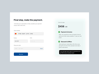 #Daily UI : Credit Card Checkout