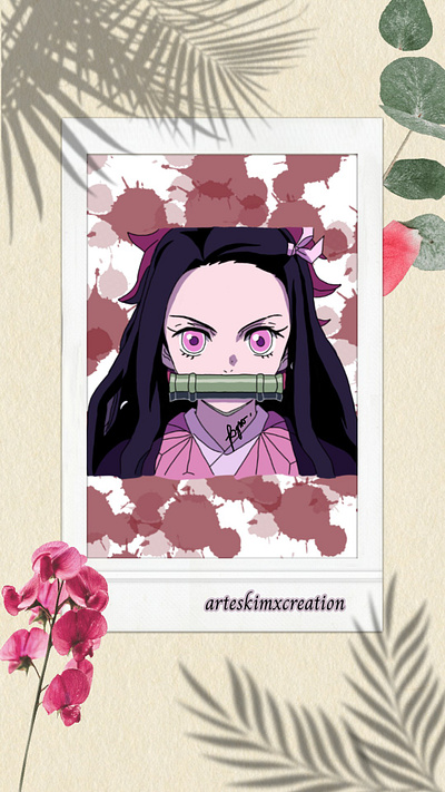 DEMON SLAYER:NEZUKO KAMADO animation graphic design