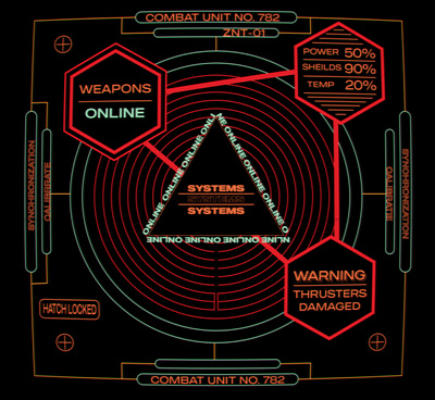 Royal Division UI Mock 80s crt design graphic design retro ui video game