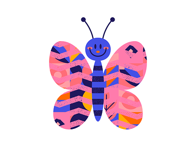 Butterfly adobeillustrator art artwork design dribbble illustration patterns vector