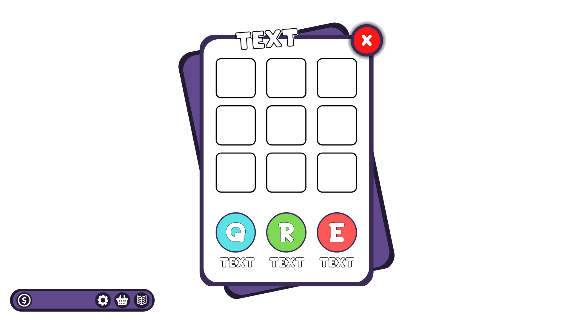 Test Game Inventory, HUD and Score Display UI!! design graphic design illustration ui uiux user interface
