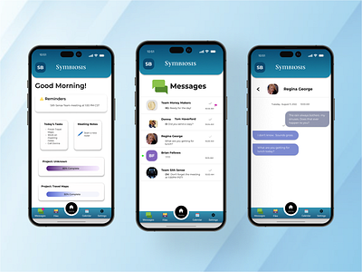 Symbiosis design mobile app product design ux
