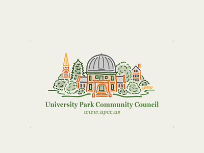 University Park Community Council Branding Illustration
