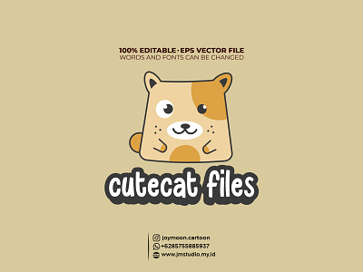 Cute cat logo collection - Click for more branding brown cartoon cat collection cute cute cat design gaming graphic design icon illustration kids logo logo cat symbol vector