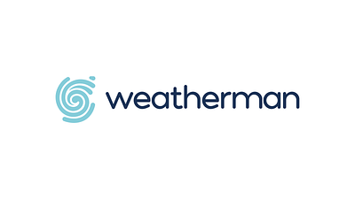 Weatherman Umbrella branding design graphic design logo vector