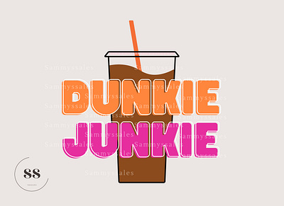 Dunkie Junkie PNG coffee coffee lover dunkin
