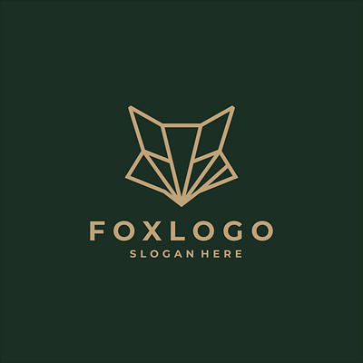 Fox Head Logo animal animation awesome brand branding company creative design dribbble fox graphic design illustration lineart logo simple vector