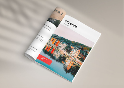 Travel brochure about Belgium and Luxembourg adobe photoshop advertising belgium book brochure editorial figma graphic design guide journal layout luxembourg magazine marketing minimalist modern print tourism travel guide travel plan