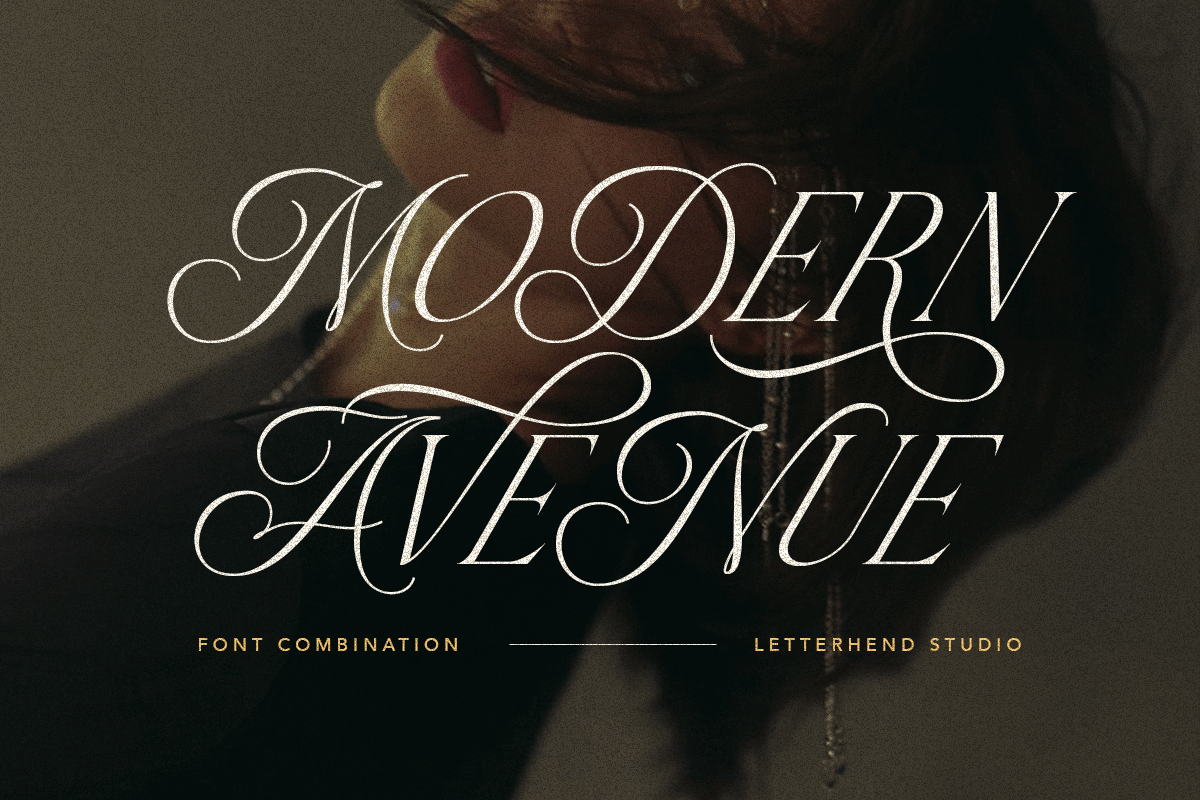 Modern Avenue - Combination Typeface freebies swashymodernavenue