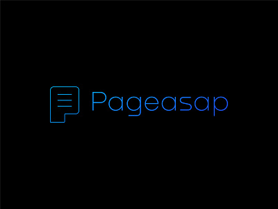 Pageasap analytics brand agency branding corporate identity ecommerce icon landing letter p logo designer logodesign mark p p logo p logo with pages p logo with text page pages provider saas service