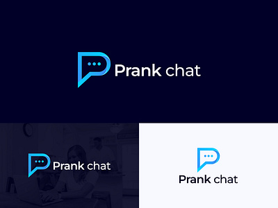 Prank chat - Technology Chat App Logo Design Concept branding chat app chat app icon chat apps chat logo chat logos chating logo chatp logo letter p letter p logo mark logo logo design message logo message logo app p logo prank chat prank chat logo prank logo talk logo talk logo app
