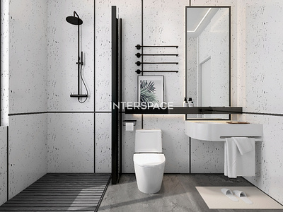 Black & White Bathroom Design Malaysia - Interspace home renovation malaysia interior design interior design selangor
