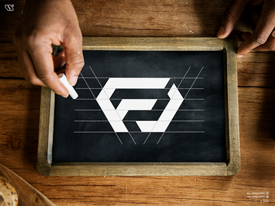 FRJ Logo concept 3d animation app branding design graphic design icon illustration logo motion graphics typography ui vector