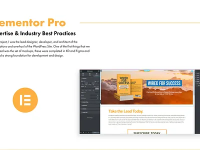 Elementor Pro Site Design backend branding cms css design dribbble elementor pro featured front end graphic design html web design website wordpress