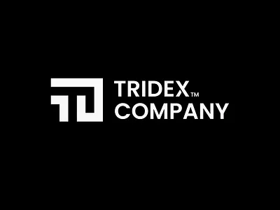 T , D initial letter logo for business abstract logo app icon black and white logo branding branding identity company logo d letter logo flat logo graphic design logo logo design logotype negative space logo t letter logo
