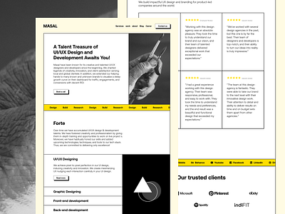 Masal Website agency design design agency designerlife designthinking designinspiration designthinking digitaldesign mordan productdesign typography ui ux webdesign