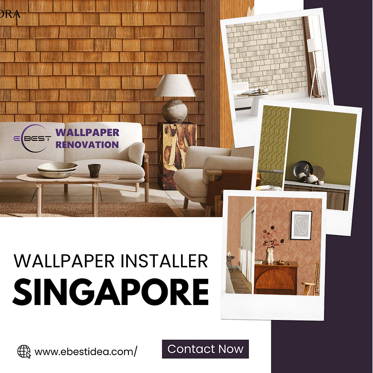Professional Wallpaper Installer in Singapore by EbestIdea on Dribbble