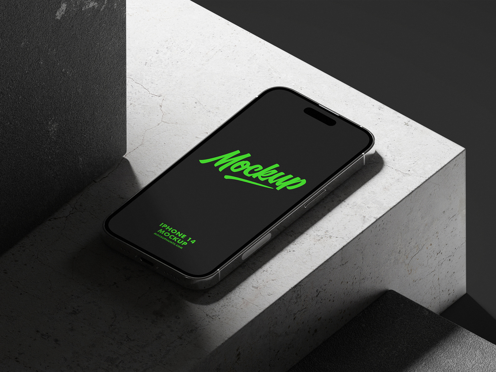 Free Industrial iPhone 14 Mockup by Mockup Hunts on Dribbble