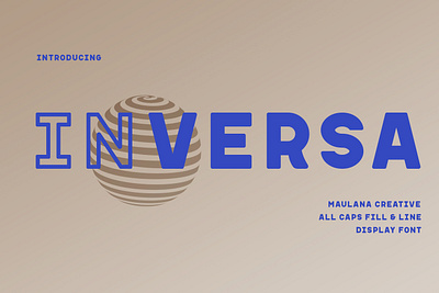 Inversa Display Sans Font animation branding design font fonts graphic design illustration logo nostalgic ui