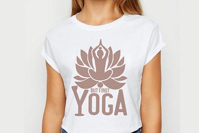 Namaste Yoga t-shirt design branding crative custom custom t shirt design funny shirt graphic design logo namaste namaste yoga t shirt shirt t shirt typography vector yoga yoga design yogashirt