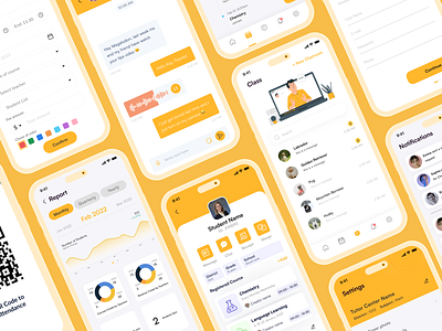 Educ. | Digital Learning app design e learning edtech education elegant idealrahi illustration kittyuix learn learning learning platform minimal mobile app design online class online course school tutoring ui design university ux