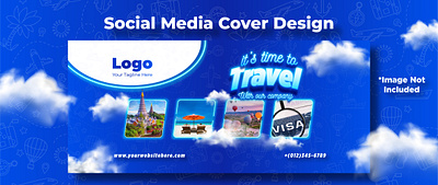 Social Media Cover Design cover design facebook cover media social tour travel