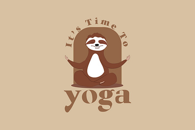 Sloth yoga t-shirt design branding custom custom t shirt design funny shirt illustration logo namaste namaste yoga shirt sloth sloth t shirt typography vector yoga