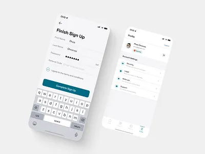 Wisewallet 2.0 app design ui ux